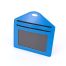 Multiple Card Holder With Zip Horizontal - LIGHT BLUE