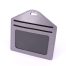 Multiple Card Holder With Zip Horizontal - GREY