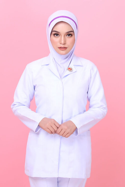 Tudung Soft Awning Biasa Jururawat Masyarakat (S)