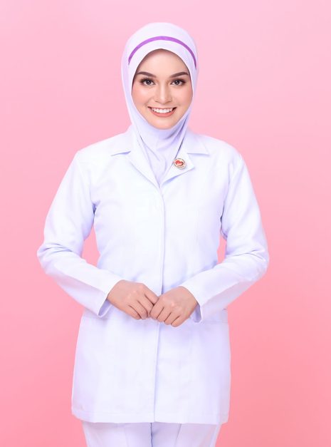 Tudung Soft Awning Biasa Jururawat Masyarakat (S)