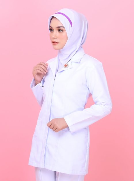 Tudung Soft Awning Biasa Jururawat Masyarakat (S)