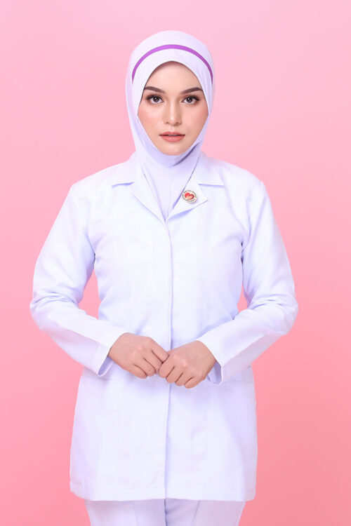 Tudung Soft Awning Lapik Dagu Jururawat Masyarakat (M)