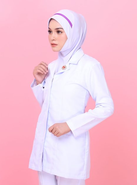 Tudung Soft Awning Lapik Dagu Jururawat Masyarakat (M)