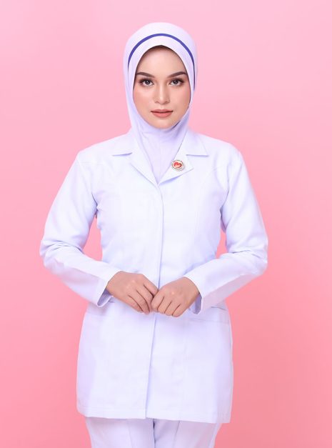 Tudung Soft Awning Full Scuba Jururawat