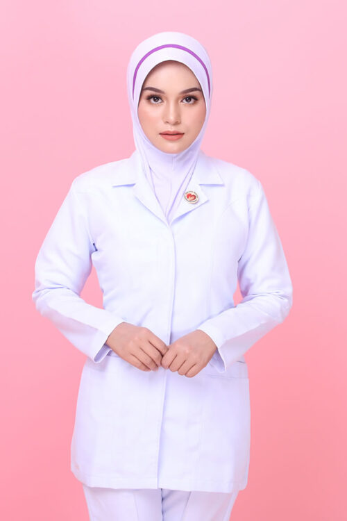 Tudung Soft Awning Full Scuba Jururawat Masyarakat