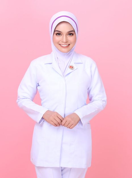 Tudung Soft Awning Full Scuba Jururawat Masyarakat