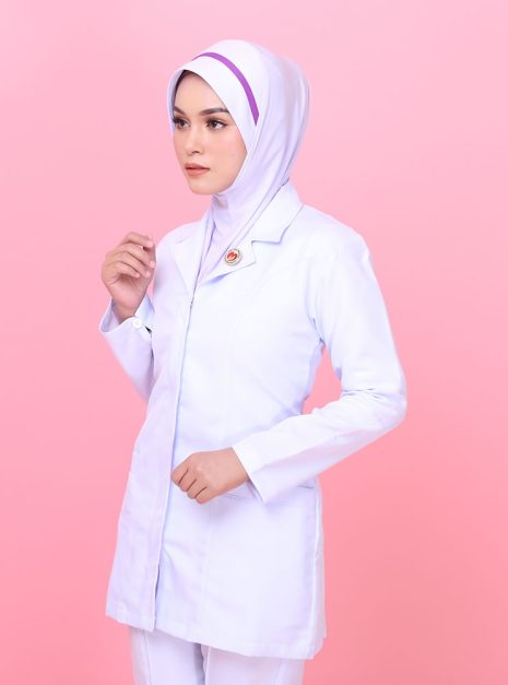 Tudung Soft Awning Full Scuba Jururawat Masyarakat