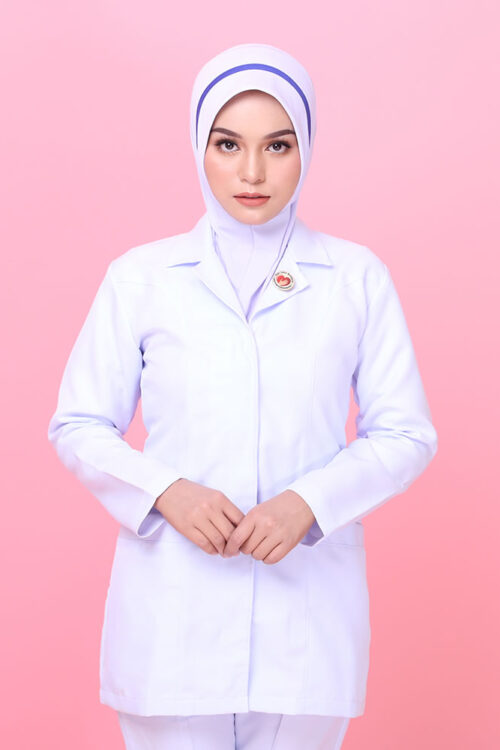 Tudung Soft Awning Half Scuba Jururawat