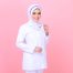 Tudung Soft Awning Half Scuba Jururawat