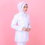 Tudung Soft Awning Half Scuba Jururawat Masyarakat