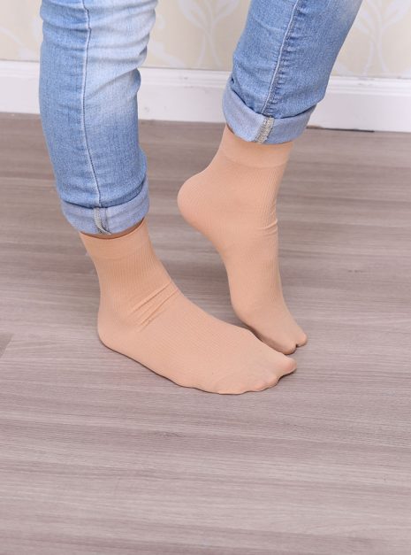 Nurse Sock x 3 sets - Skin