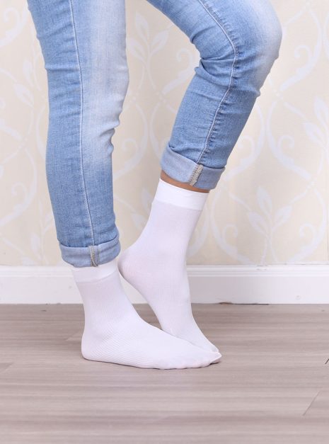 Nurse Sock x 3 sets - White