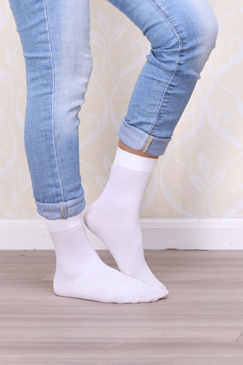 Nurse Sock x 3 sets - White