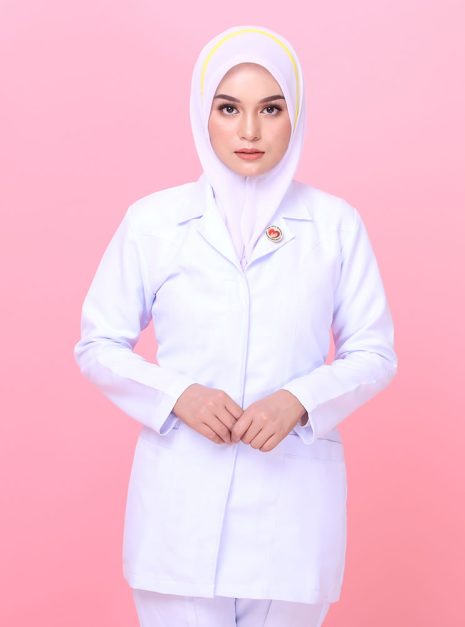 Tudung Bawal Juruterapi Pergigian
