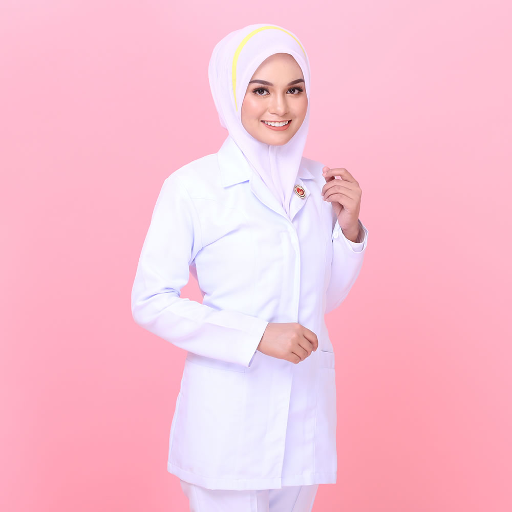 Tudung Bawal Juruterapi Pergigian