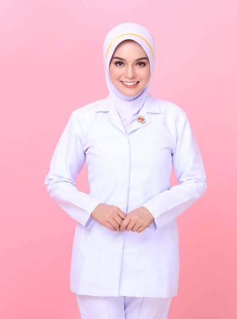 Tudung Hard Awning Biasa Juruterapi Pergigian (M)