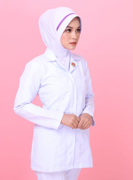 Tudung Hard Awning Biasa Jururawat Masyarakat