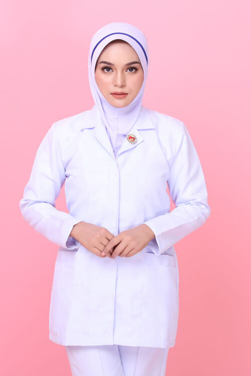 Tudung Hard Awning Lapik Dagu Jururawat (M)