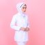 Tudung Hard Awning Lapik Dagu Jururawat (M)