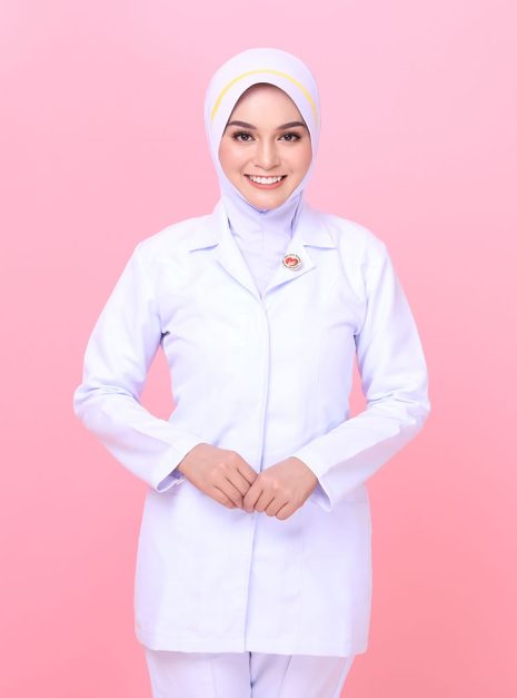 Tudung Hard Awning Lapik Dagu Juruterapi Pergigian (M)