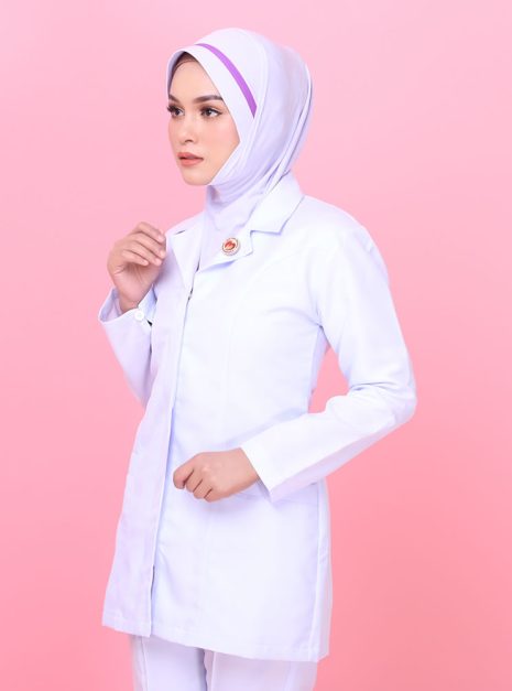 Tudung Hard Awning Lapik Dagu Jururawat Masyarakat (M)