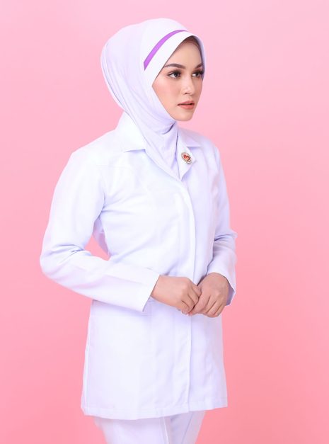 Tudung Hard Awning Lapik Dagu Jururawat Masyarakat (M)