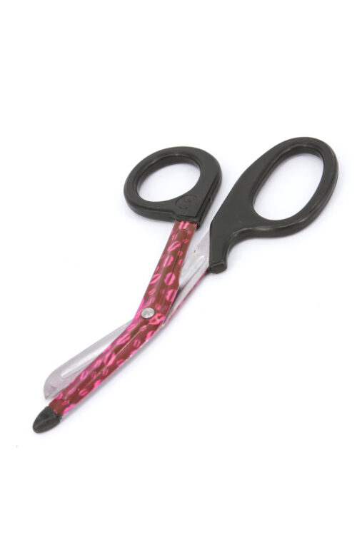 CLEARANCE STOCK Bandage Scissor Printed Red lips - Black handle
