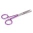 Dressing Scissor Blunt/Sharp Purple polkadot