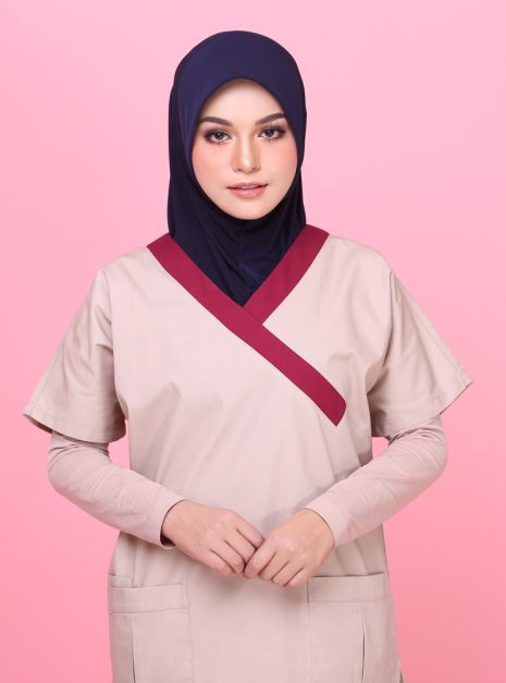 Tudung Soft Awning Half Scuba - Blue Black