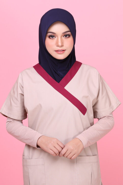 Tudung Soft Awning Half Scuba - Blue Black