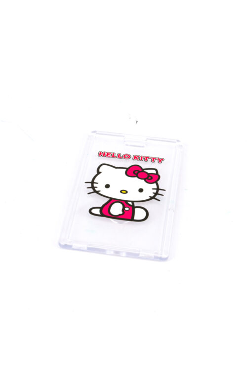 Hard Case Plastic ID Card Holder - Hello Kitty Red
