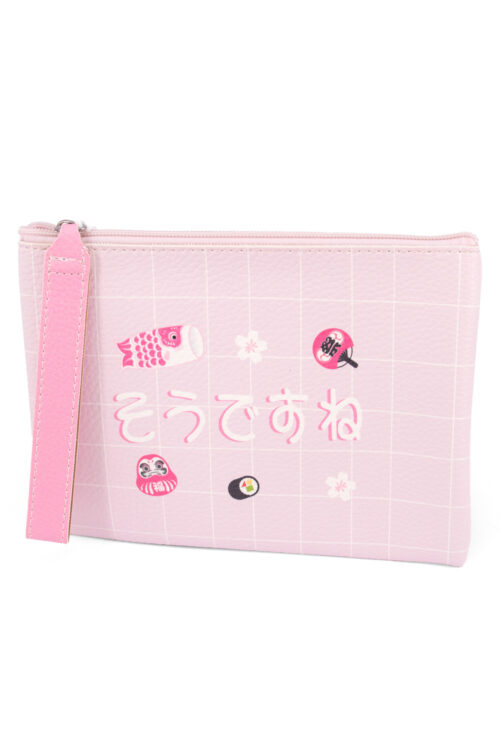 Pouch Bag - Japan Design - Pink