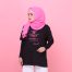 T-Shirt Butik Jururawat -Short Sleeve Black