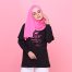 T-Shirt Butik Jururawat -Short Sleeve Black