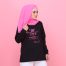 T-Shirt Butik Jururawat -Long Sleeve Black
