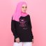 T-Shirt Butik Jururawat -Long Sleeve Black