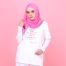 T-Shirt Butik Jururawat -Short Sleeve White