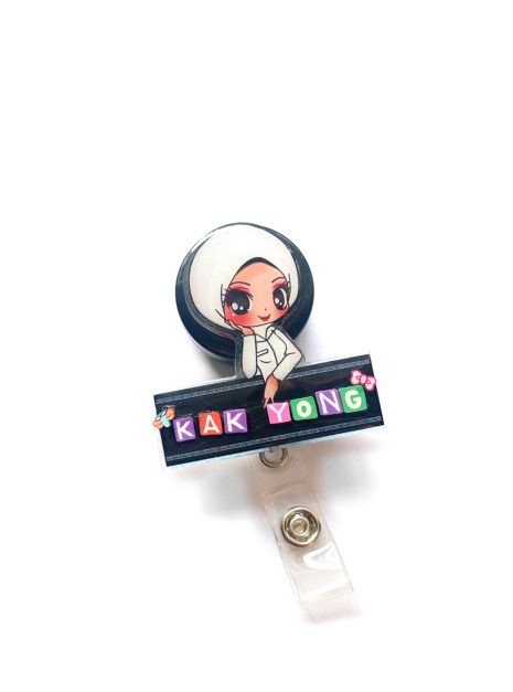 Personalized Text -YO-YO Hijab nurse BLACK