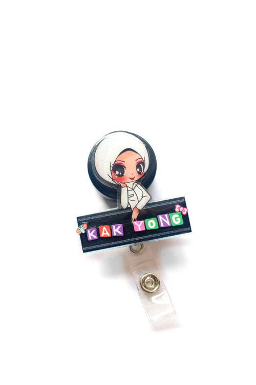 Personalized Text -YO-YO Hijab nurse BLACK