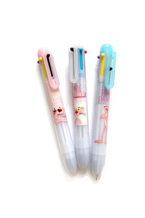 Pen 6 Color Ink - Pink Panther