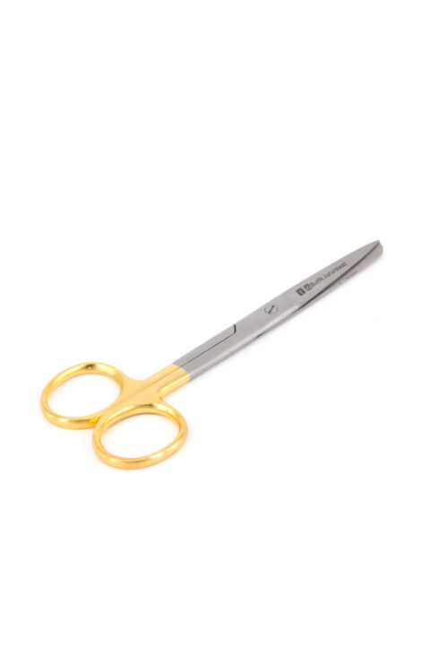 Dressing Scissor Blunt/Sharp Half Gold