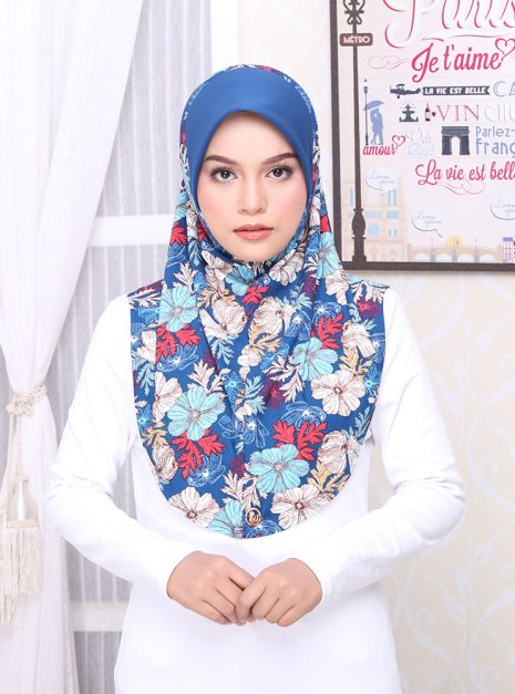 Tudung Sarung Mia Beauty Blue
