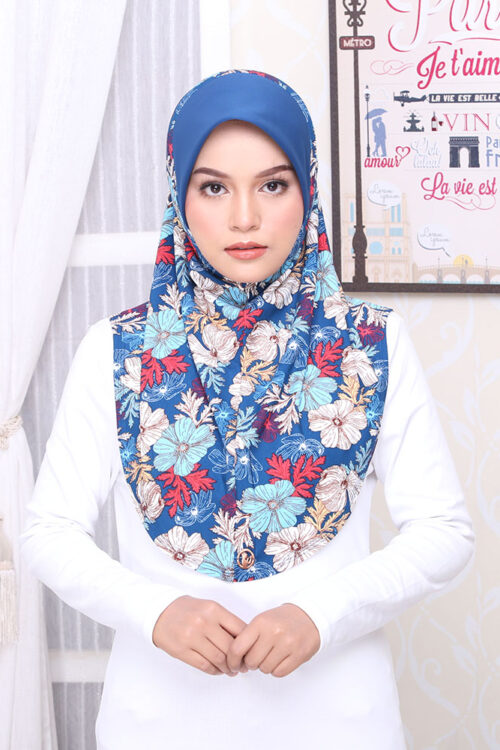 Tudung Sarung Mia Beauty Blue