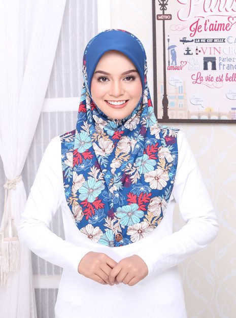 Tudung Sarung Mia Beauty Blue