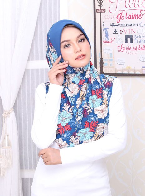 Tudung Sarung Mia Beauty Blue
