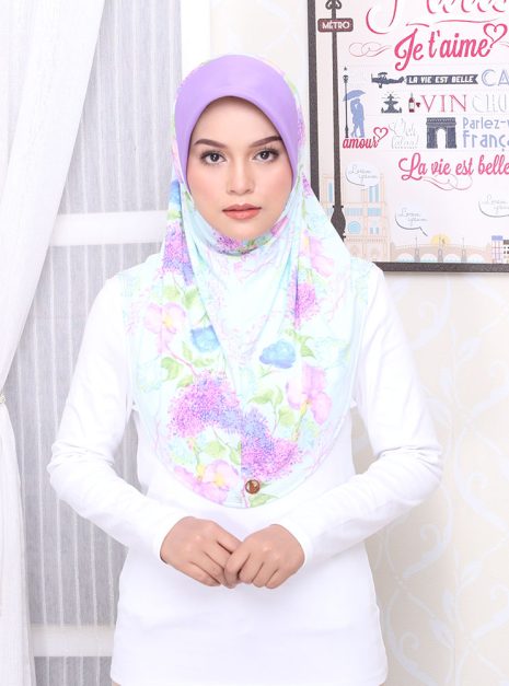 Tudung Sarung Mia Purple Sweety