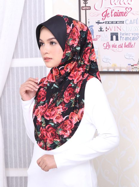 Tudung Sarung Mia Red Roses