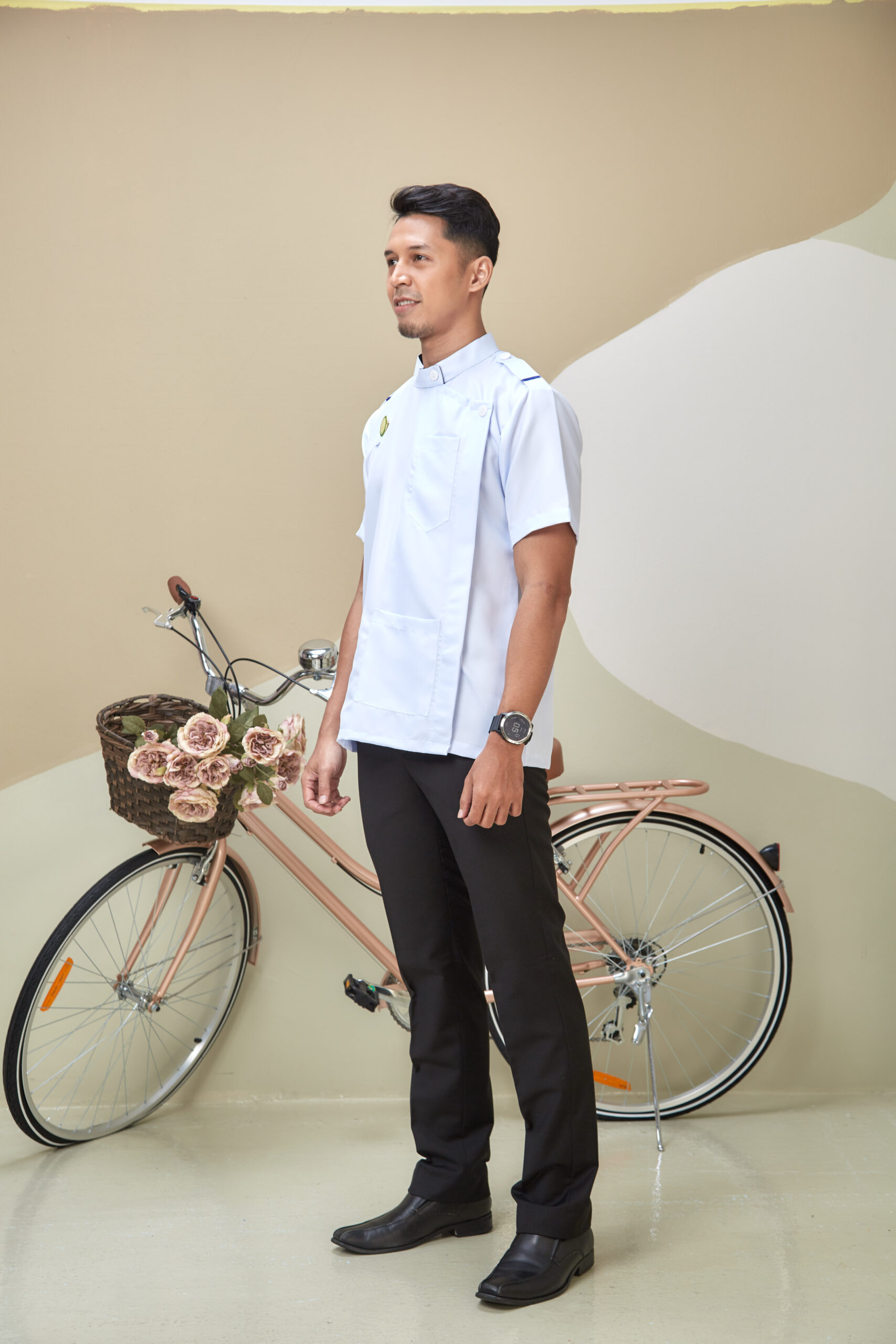 MALE NURSE TOP - (BAJU SAHAJA)