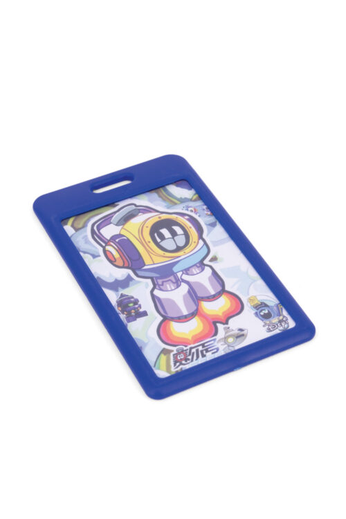 Slide ID Card Holder - Dark Blue