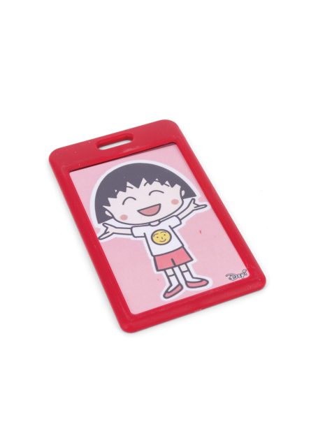 Slide ID Card Holder - Red